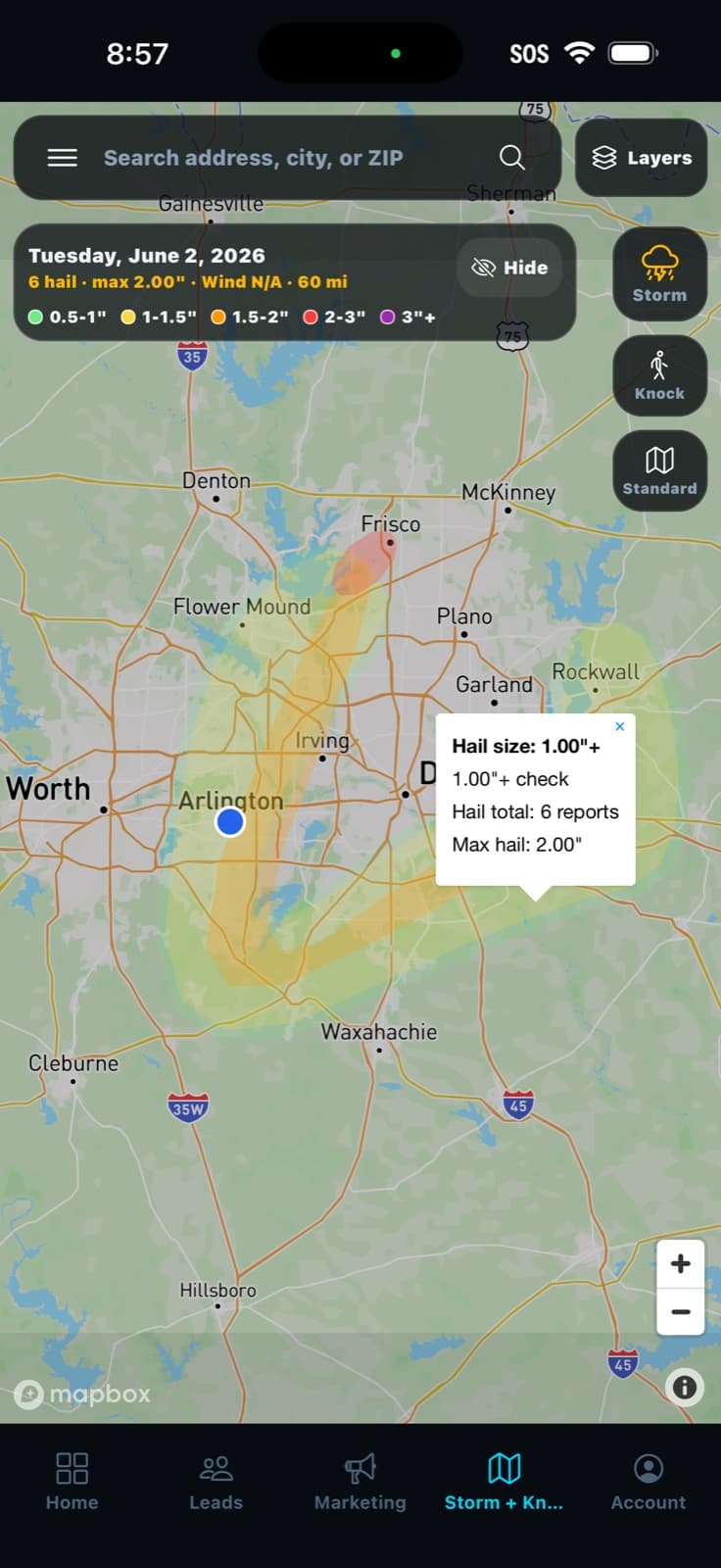 Storm Tracking Software for Roofing Sales Teams
